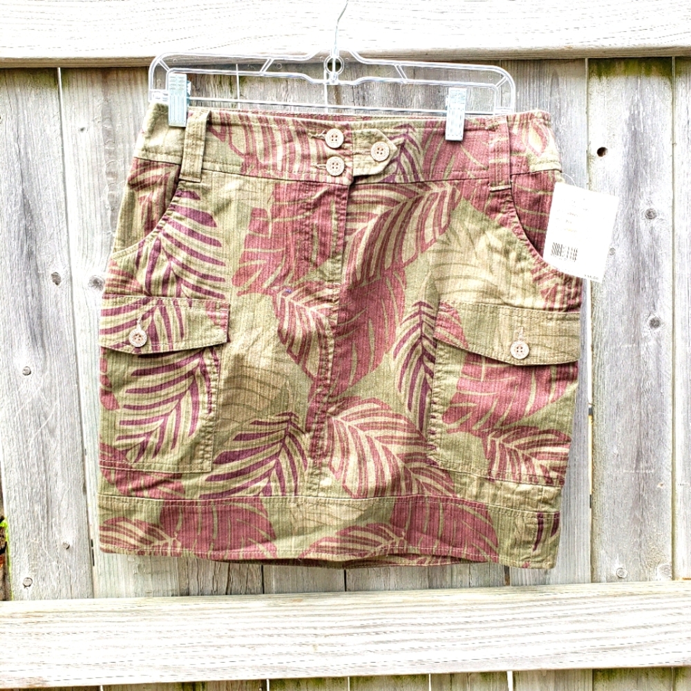 Axcess Stretch Print Passion Mini Skirt
